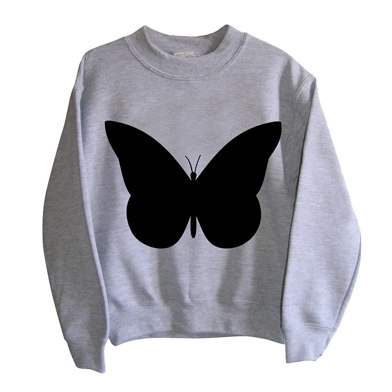 Kids Chalkboard Sweatshirt | Butterfly | Little Mashers